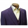 Purple suit made to measure from Aidan Sweeney of Brecon