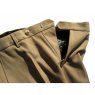 Beige gents trousers cavalry twill high waist