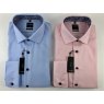 Olymp cotton shirt with Paisley lining in collar pink and blue