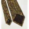Silk tie: gold pheasant design