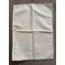 Linen/cotton chair back (antimacassar)