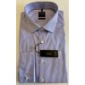 Olymp Luxor blue and white striped shirt