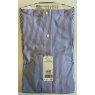 Olymp Luxor blue and white striped shirt