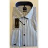 Olymp Luxor striped blue shirt