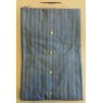Long sleeve shirt with wide blue stripes: Stephens Brothers