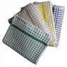 cotton waffle weave tea towels in four colours