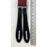 narrow leather end braces length of leather fitting