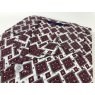 Wine red and white patterned men's pyjamas