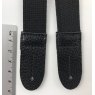 Tick wool braces with leather attachments to fit to trousers with buttons