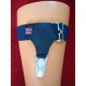 Men's sock suspender or getter in navy blue