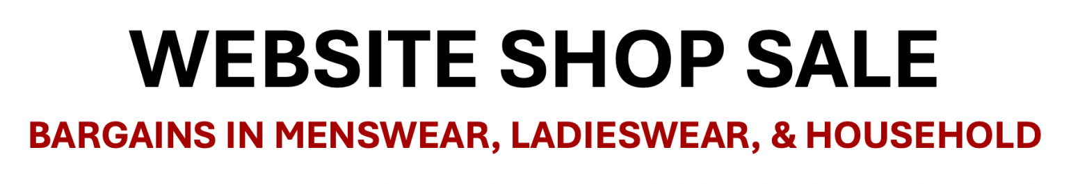 Website shop sale!